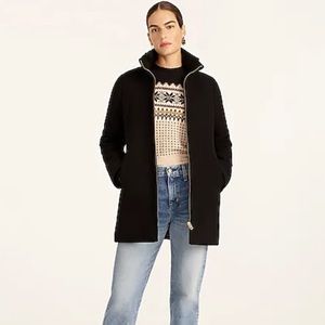 J Crew Lodge Coat in Italian Wool NWT